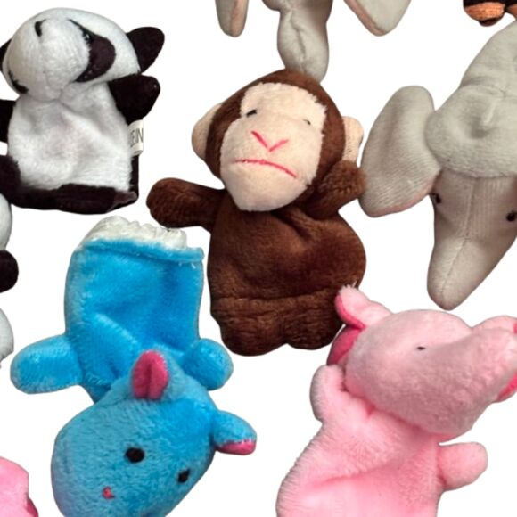 Lot 52 Classroom 3"H Finger Puppets Zoo, Farm, Birds, Retiles, People, Safari - Picture 7 of 10